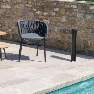 Tien LED Außenwegeleuchte 3000K Schwarz IP54 für Garten, Terrasse und Poolbereich