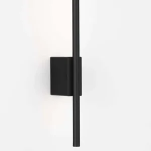 Tien LED Wandleuchte Versetzt 45/15cm 3000K Schwarz, moderne schwarze LED-Wandlampe von Nova Luce