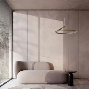 Tilia LED Pendelleuchte Ø 60cm 2700, 3000, 4000K Up & Down moderne Ring-Pendelleuchte in Schwarz