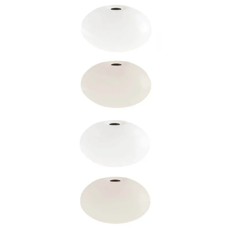 Casablanca Tischlampe AIH Big mit Dimmer, organische Glas-Tischlampe in Weiß und Creme