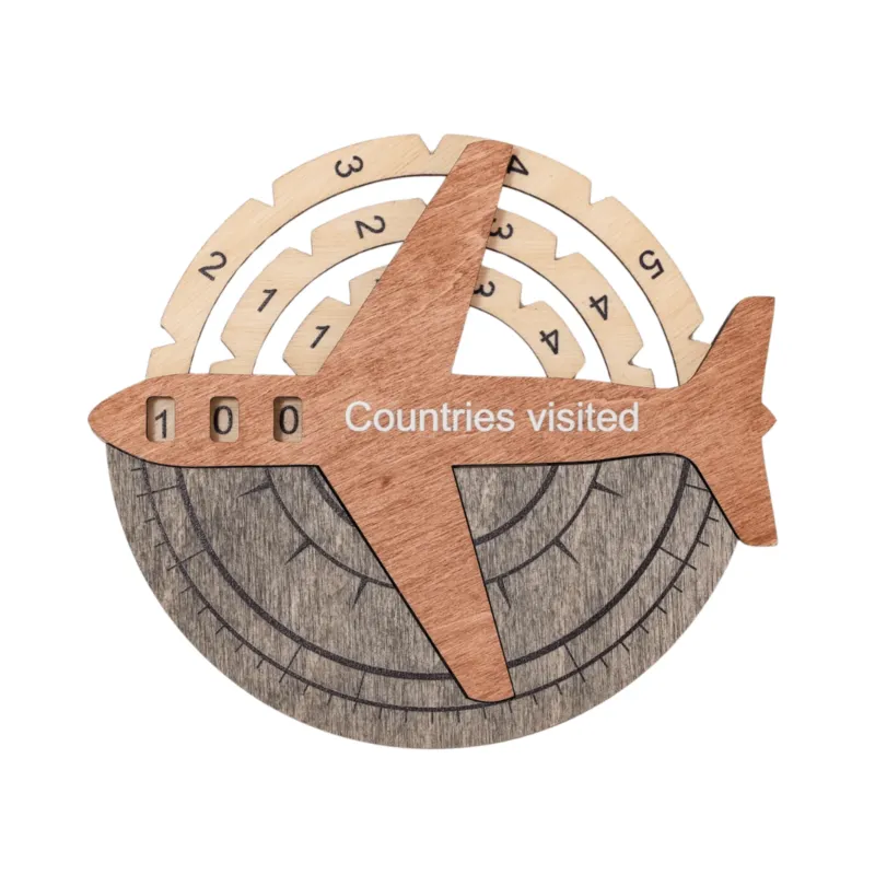 smokey finish wood map​
