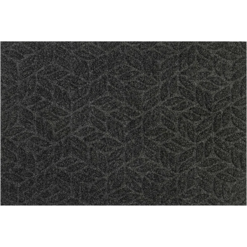 Fußmatte 60x90 Dune Leaves Dark Grey anthrazit