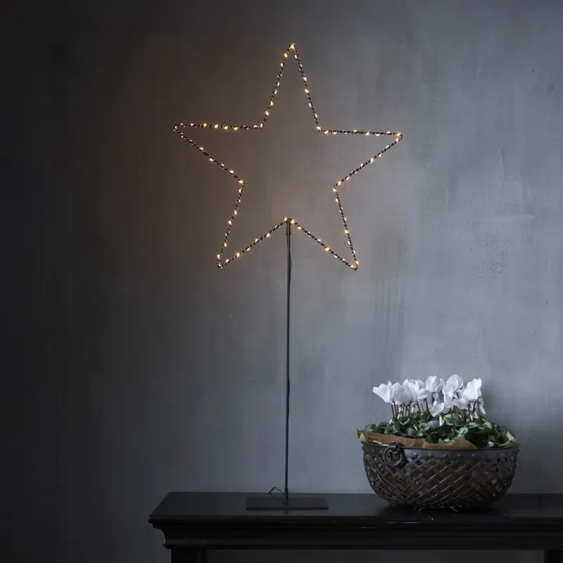 LED Leuchtstern Mira mit Standfuß