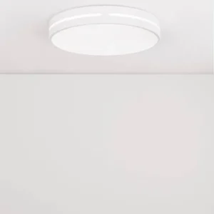 Alt Tag: Wheel LED Deckenleuchte Ø 45cm 3000K – runde Coffee Braun Deckenleuchte mit opaler Abdeckung, integriertes LED‑Paneel für warmweißes Licht (3000K)