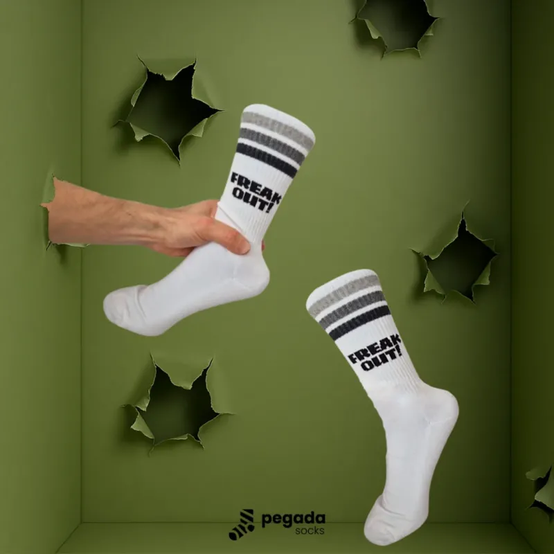 Freak Out Sportsocken – Gepolsterte Fitness & Gym Socken aus Baumwolle