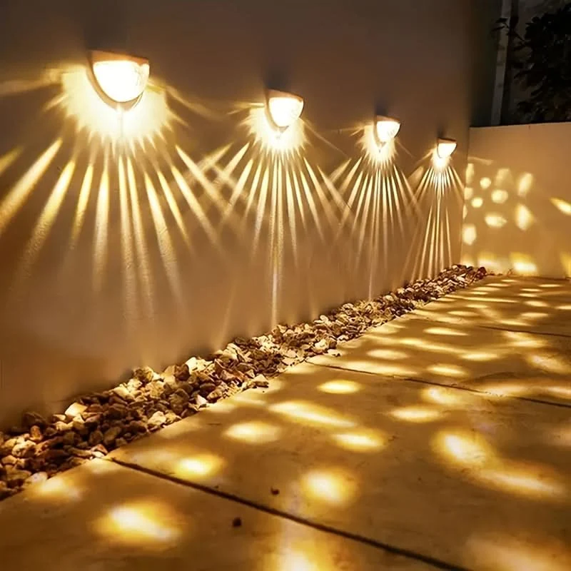 Lunaro - Solar LaceGlow Fence Wall Lights Set