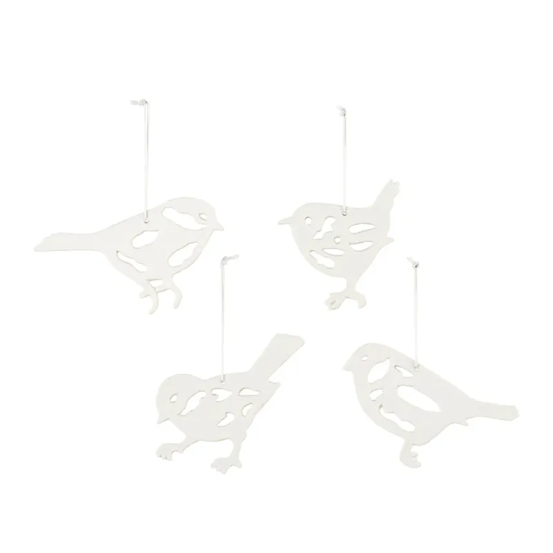 Dekoanhänger Alba 4er Set - Vögel
