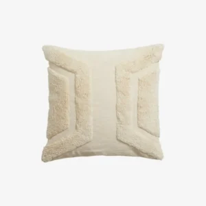 ALYA pudebetræk med rya - 48x48 - off white - nordal.dk