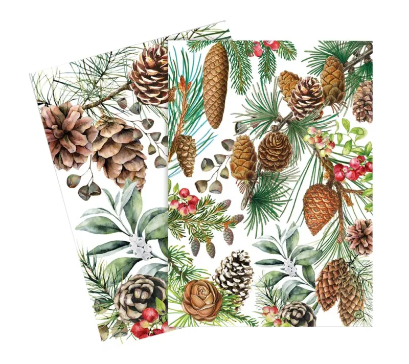 White Spruce Geschirrtücher-Set von Stonewall Kitchen kaufen|100 % Baumwolle | Küchendekoration, Vorraum, ideal als Geschenk | EU Versand