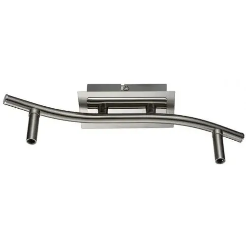 Armatur Deckenlampe 2 flammig 31cm Chrom eckig