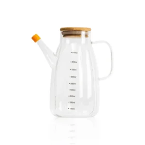 Bamboo Glass Olive Oil Bottle 900 cc SSE0040 - Exporgin | Türkiye Comes to You
