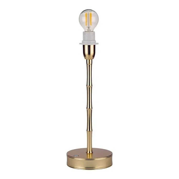 Bamboo Lamp Base Matt Gold 30cm - Addison Ross Ltd UK