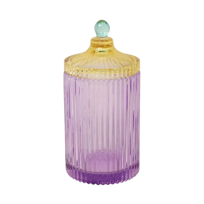Bonbonniere SUNSET BLOOM in Violett/Gelb von AU Maison