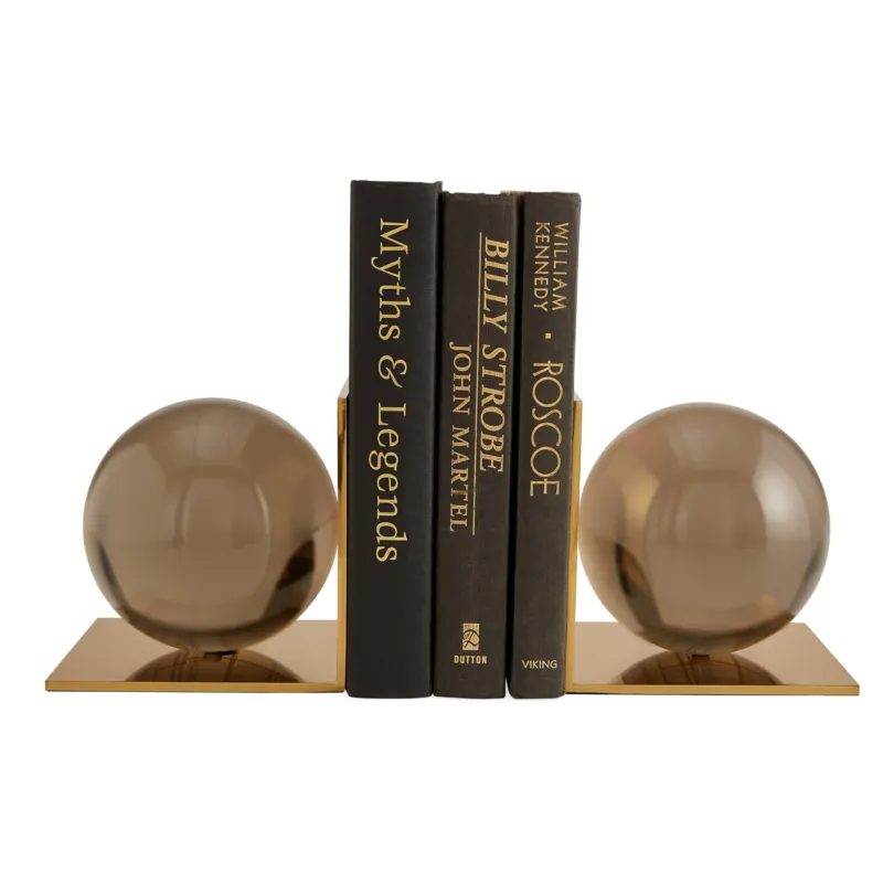 Futuristische Buchstützen „Globo“ – modernes Design von Jonathan Adler.