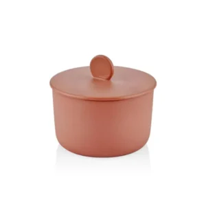 Cotta Limoges Sugar and Jam Bowl Terracotta 9 cm - Exporgin - Global Shopping Site