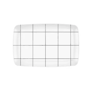 Daily Tunes Rectangular Service - 34x25cm DLY008 - Exporgin - Global Shopping Site
