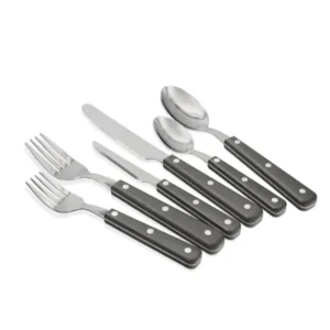 Dark Cutlery Set 36 Pieces - Exporgin - Global Shopping Site
