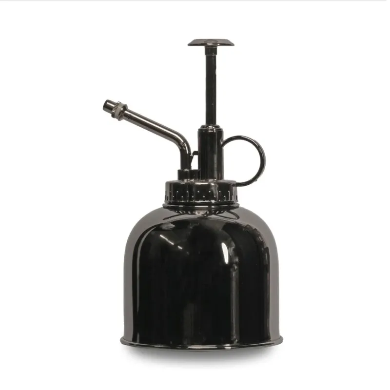 Plant mister - Waterer - Stainless Steel Gardening Sprinkler - Dark Silver - ↑ 15.5 cm