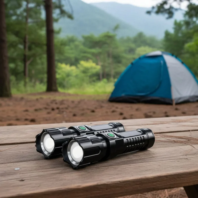 BEAMFLOW – High-Power Flashlight Set for Hiking & Worksites