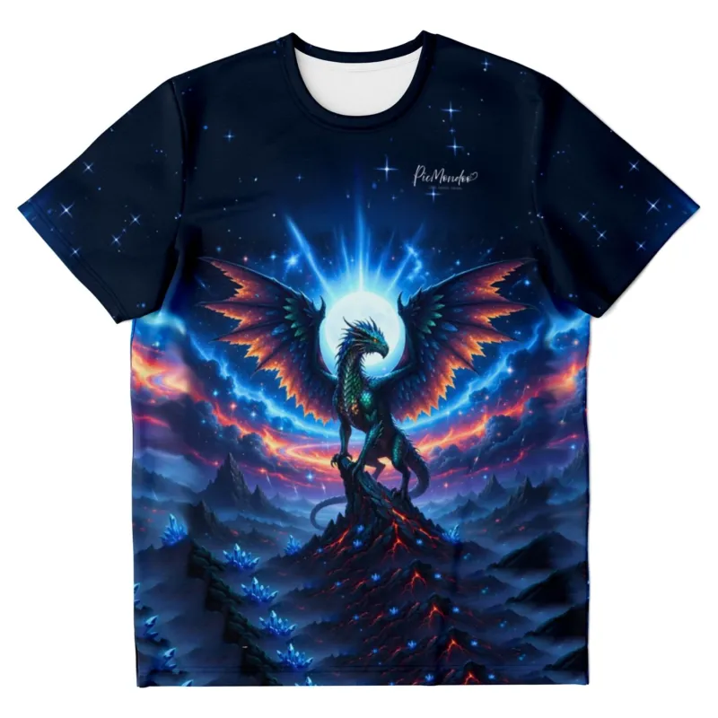 Dreamer T-Shirt Aetherion mit Drachen-Motiv, perfekt für Fans von Diamond Painting und Malen nach Zahlen