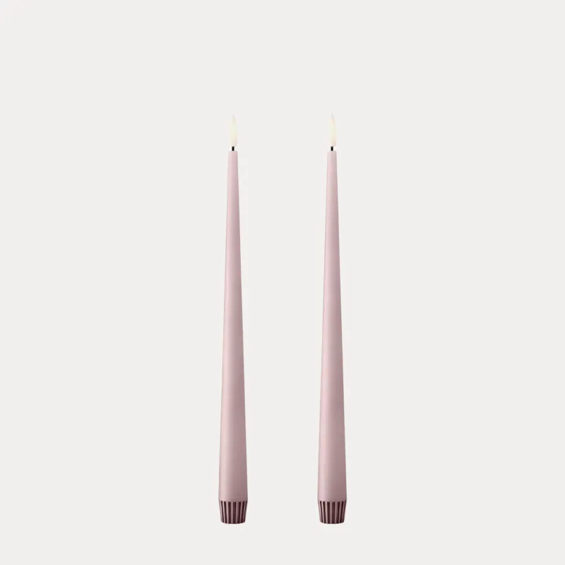 Ester & Erik LED Stabkerzen 2er Set - 52 soft rose