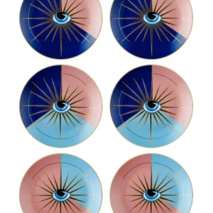 Eye Cake Plate for 6 People - Exporgin | Türkiye Comes to You