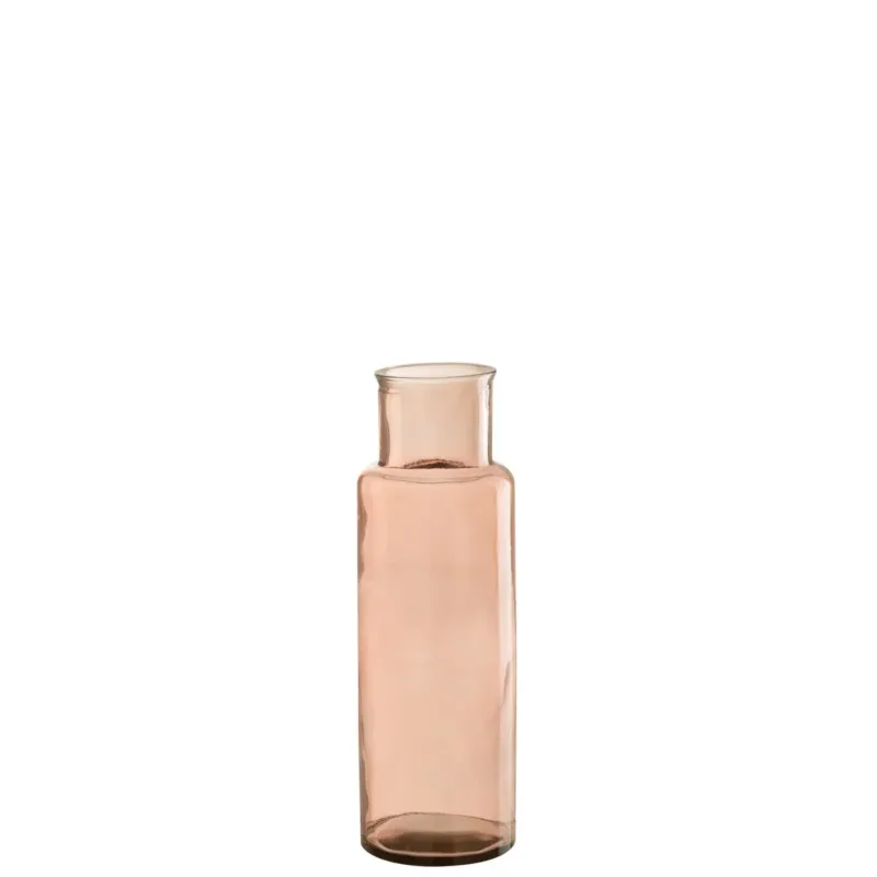 J-Line Glasvase Rosa – Elegante Design-Vase aus Glas für stilvolle Wohnakzente