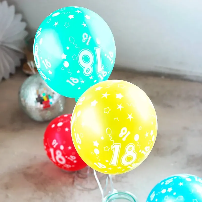 Latex-Luftballons verschiedenfarbig