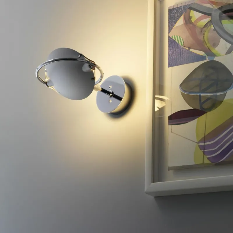 Fontana Arte -Wandleuchte Nobi weiss