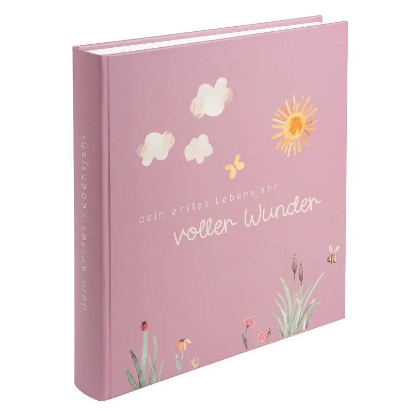 Babyalbum voller Wunder Wiese, 30x31 cm, 58+4 Seiten