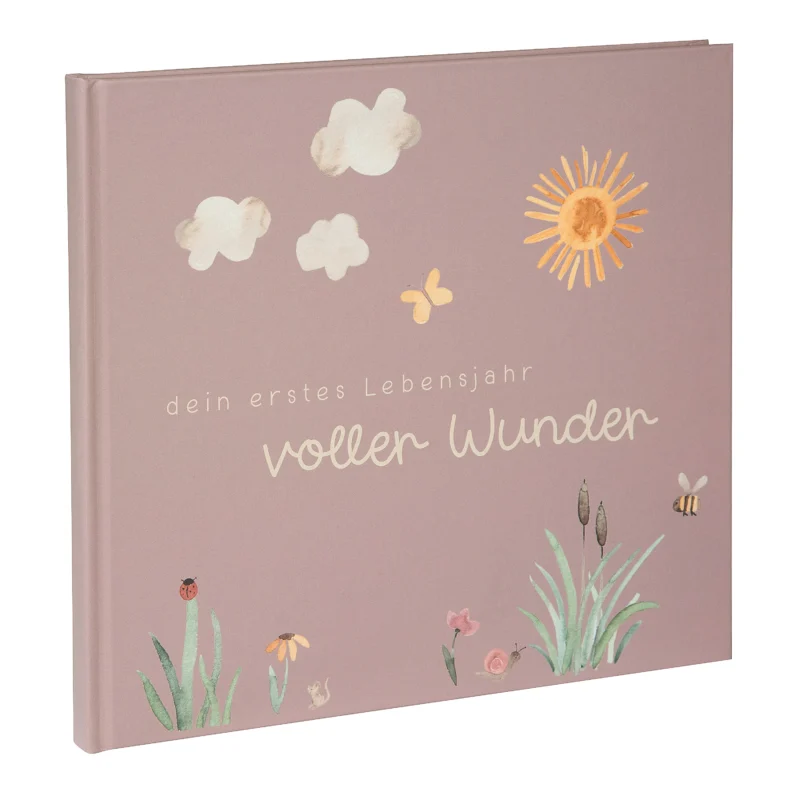 Babytagebuch voller Wunder Wiese, 24,5x22,5 cm, 100 Seiten
