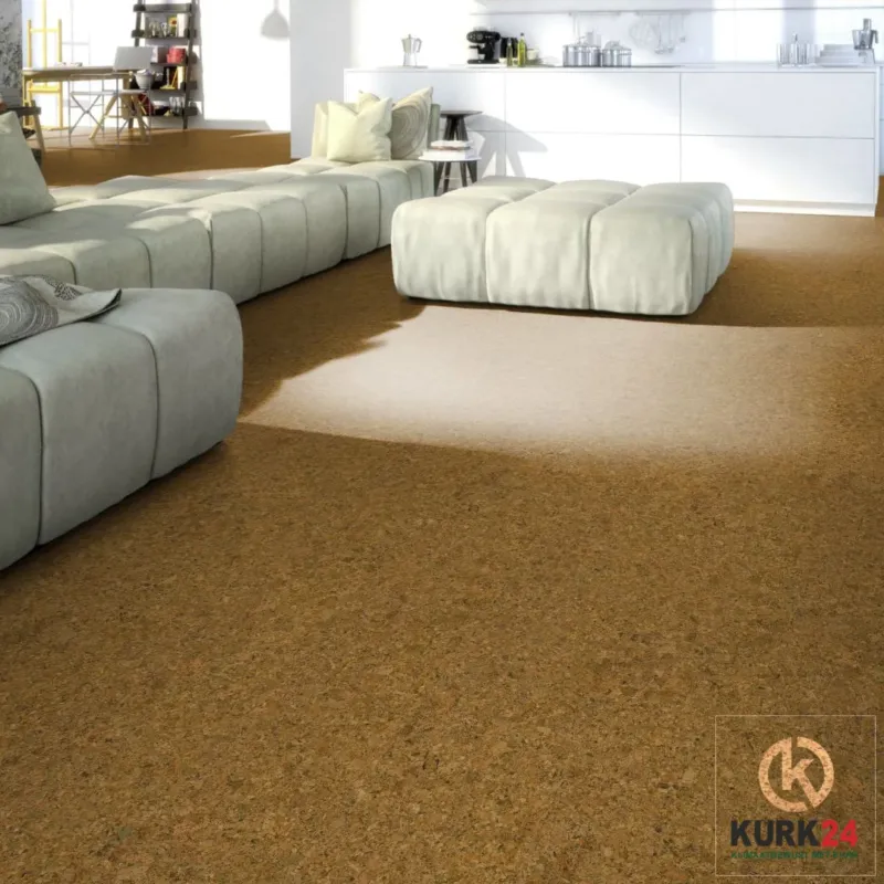 Granorte Gelakte plak kurkvloer - Champagner - 60 x 30 cm - per m²