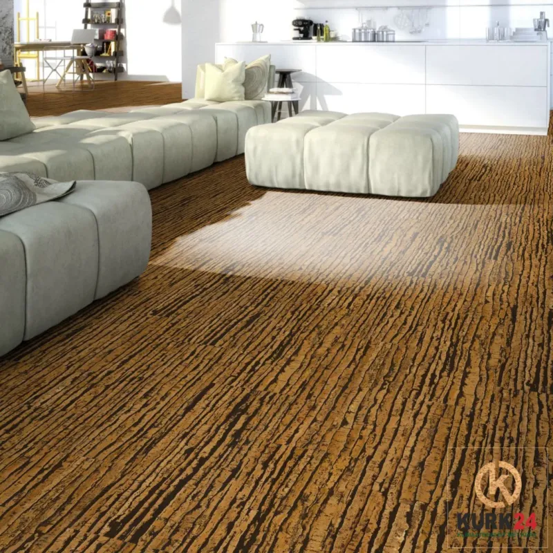 Granorte Gelakte plak kurkvloer - Expression - 60 x 30 cm - 4mm - per m²
