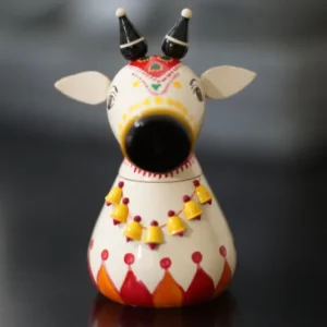 Handmade Storage Container in Holy Nandi head shape