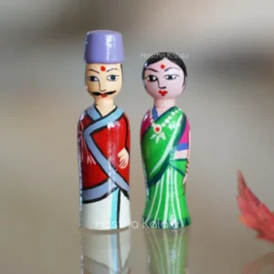 Handmade 1.5 Inch Tall Couple Cake Topper