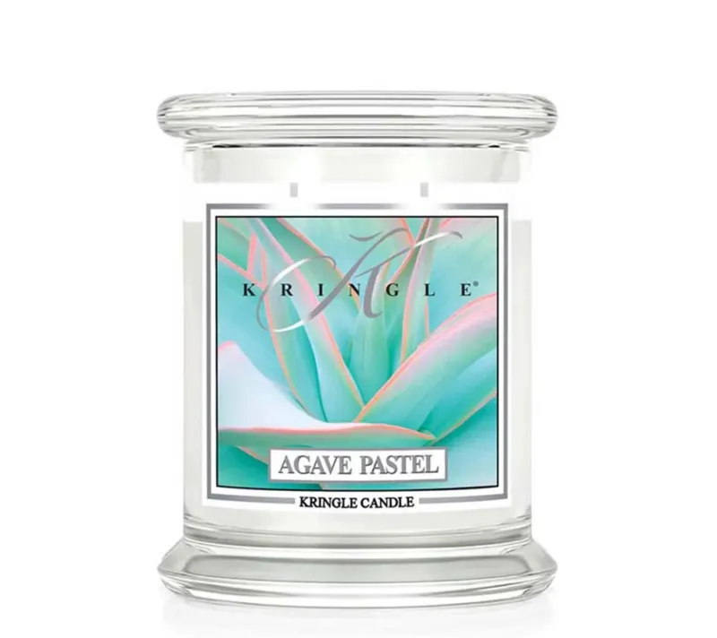 Agave Pastel Duftkerze von Kringle Candle kaufen – sommerlicher Duft nach Zitrus, roten Früchten & Meerbrise