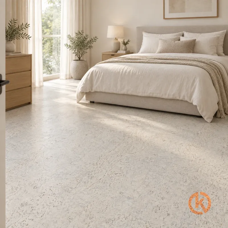 Kurk24 ClimaCork klik kurkvloer - Evora White - per m2