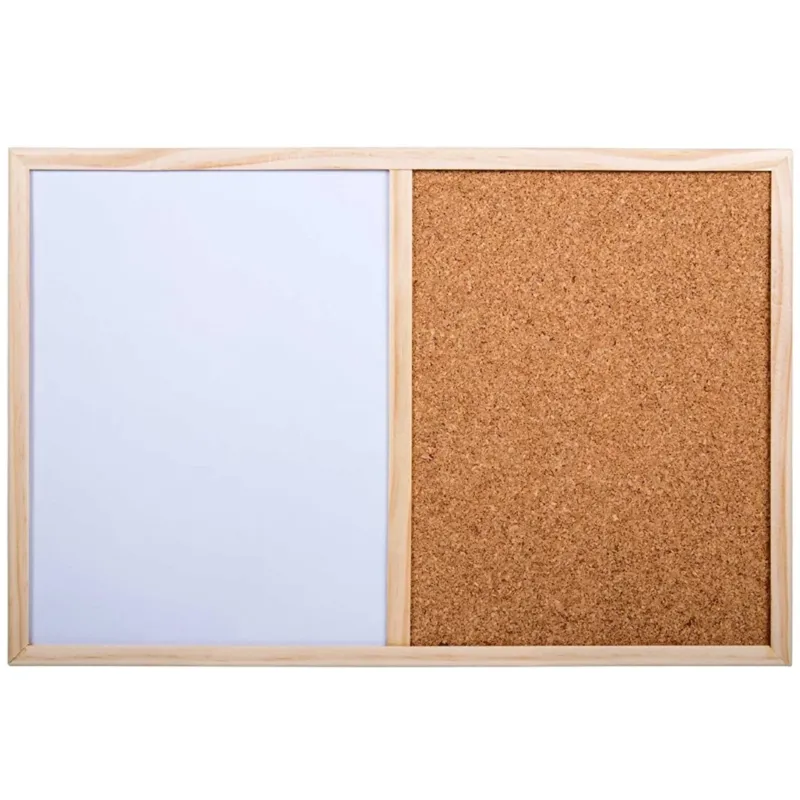Kurk24 Kurk prikbord - Whiteboard - 20 x 30 cm. ACTIE