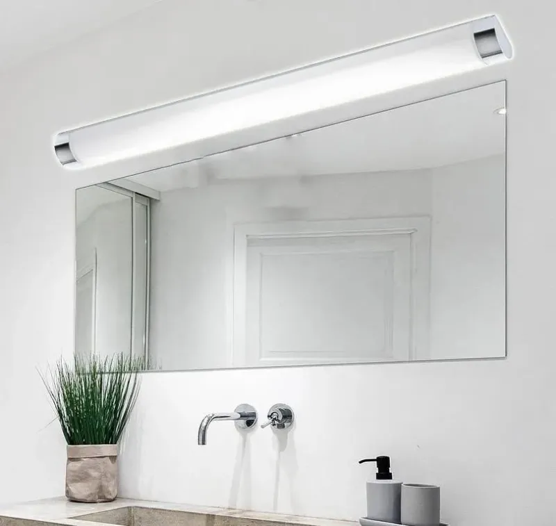 Lange LED Badlampe 91,5cm weiß Chrom 1600Lm IP44
