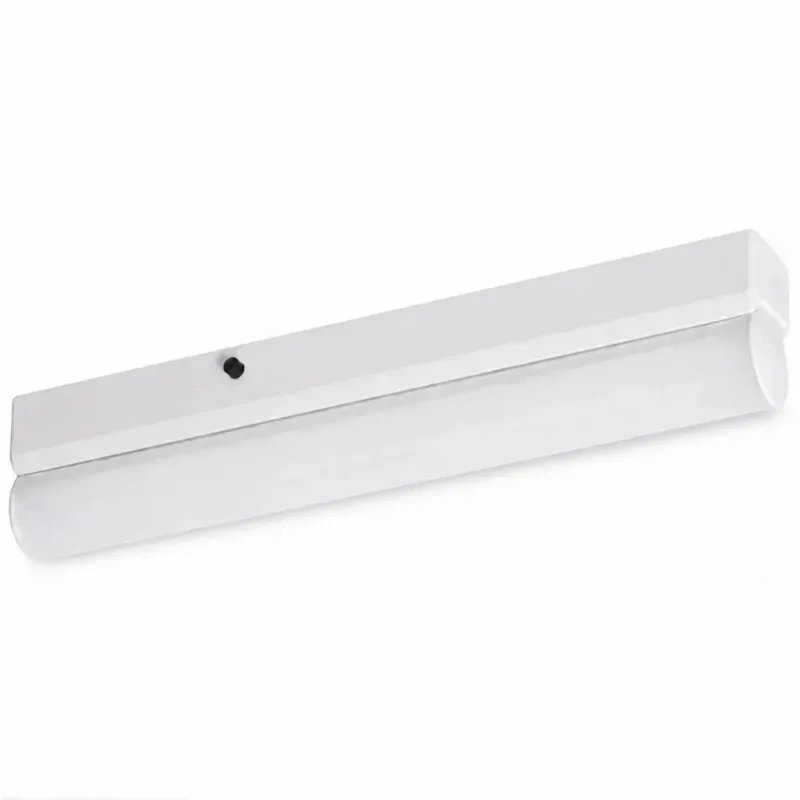 Weiße LED Unterbauleuchte Küche Starled Combi 6W als Studioaufnahme vor weißem Hintergrund, mit opaler Abdeckung und schlichtem modernem Design.
