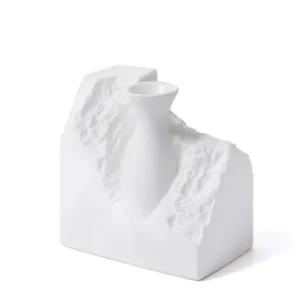 Licia Ceramic Vase White 20x12x20 cm - Exporgin - Global Shopping Site