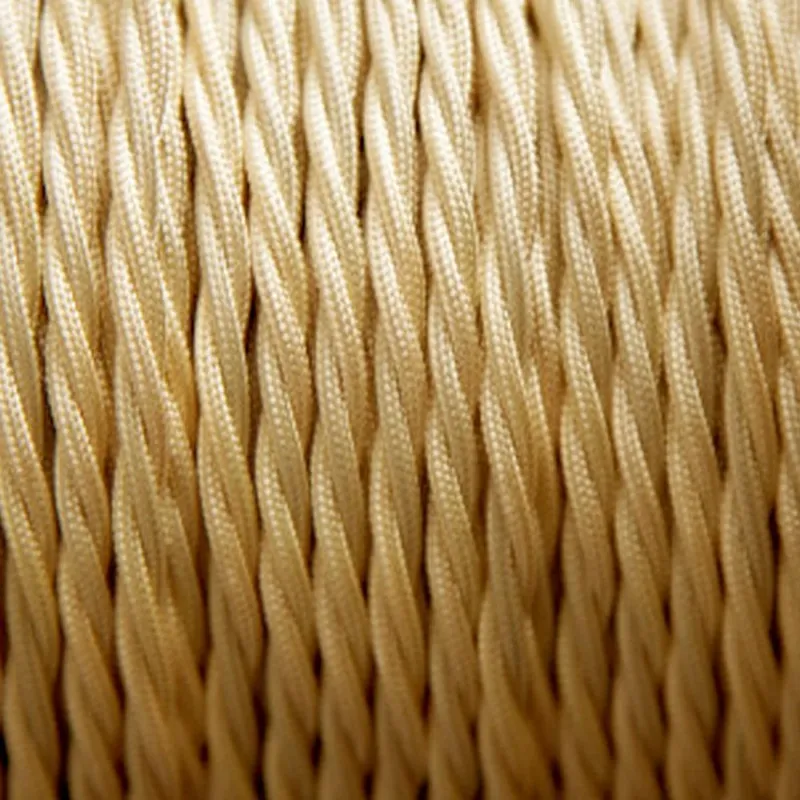 Textilkabel 2-adrig Hell Gold Online kaufen