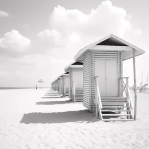 Forte Dei Marmi, Italy, Black And White Photography 4