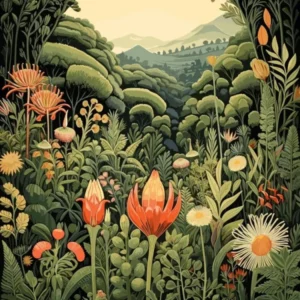 Kirstenbosch National Botanical Garden Sa Henri Rousseau Style 3