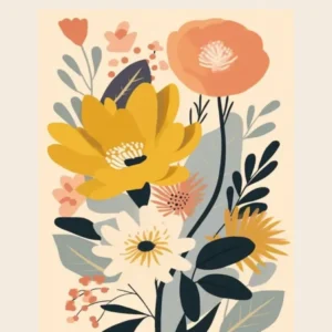 Flower Market Poster Vienna Austria 2