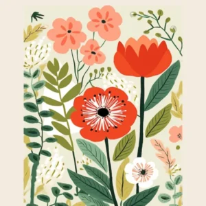 Flower Market Poster Seattle United States