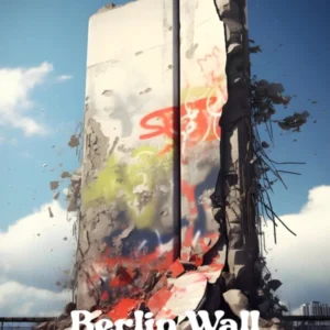 Berlin Wall Germany Travel Poster 3 4 Resize