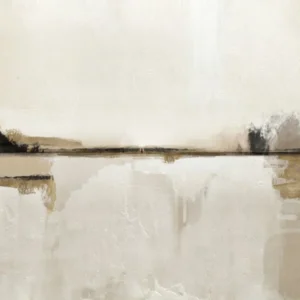 Beige Minimal Textured Horizontal Abstract