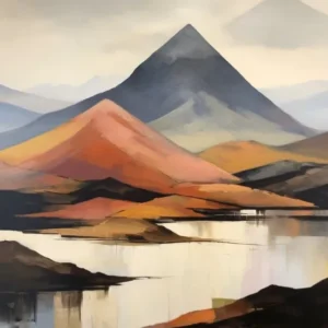 Ben Vorlich Loch Earn Scotland 4 Mountain Painting