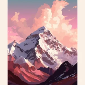 The Mount Everest Base Camp Nepal 2 Travel Poster
